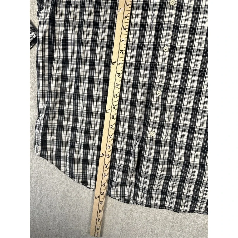 Polo Ralph Lauren Shirt Mens XL Black Plaid Button Down Pony Marlowe Long Sleeve